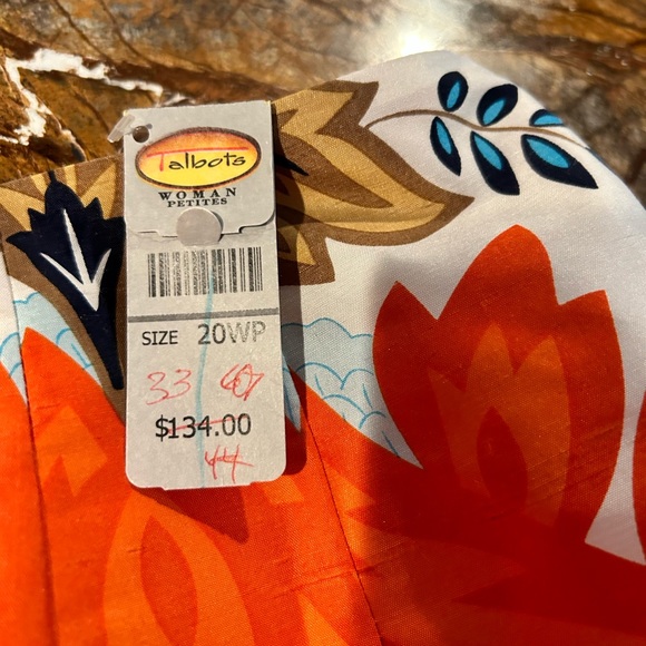 Stunning Talbots Skirt Size 20 Petite 🌺 - Picture 2 of 6